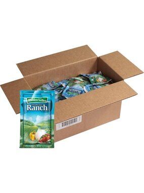 Creamy Ranch Dressing Pouches - 84 Pack, Perfect for Dipping & Salads